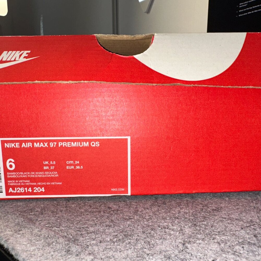 PREOWNED Nike Air Max 97 Premium QS Country Camo Germany US Size 6 AJ2614 204 - Picture 3 of 10